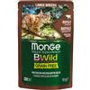 Monge BWild Grain Free Large Breed Cat 85 gr - Bufalo e ortaggi - Confezione da 14 pezzi - 1° ORDINE? scegli lo sconto BZR5 / BZR20 + 200 punti fedeltà