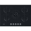 WHIRLPOOL AKWL 728/NB Piano cottura a gas cm. 73 - vetroceramica nero