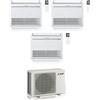 Mitsubishi CONDIZIONATORE MITSUBISHI TRIAL SPLIT MFZ-KT A PAVIMENTO CONSOLE 9000+9000+18000 BTU INVERTER MXZ-3F54VF4 A+++