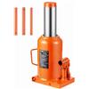 VEVOR Cric Idraulico a Bottiglia 50 T, Cricco a Bottiglia Saldato con Portata Sollevamento 280-440 mm e Maniglia Lunga a 3 Sezioni, Cric per Pick-Up, Camper, Riparazioni Auto, Ingegneria Industriale