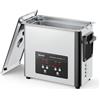 VEVOR Pulitore a Ultrasuoni da 6 L, Macchina Professionale per la Pulizia a Ultrasuoni, con Cestello di Pulizia e Schermo Digitale, in Acciaio Inox da 120 W e 40 kHz per Orologi, Rasoi, Gioielli