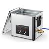 VEVOR Pulitore a Ultrasuoni da 10 L, Macchina Professionale per la Pulizia a Ultrasuoni, con Cestello di Pulizia e Schermo Digitale, in Acciaio Inox da 180 W e 40 kHz per Orologi, Rasoi, Gioielli