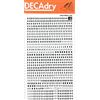 APLI- DD50F- Lettere & Figures trasferimento nero -3 mm - 1 foglio