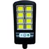 AntDau71® - Faretto LED Solare 400W IP66 Impermeabile - 2 Intensità di Luce, Pannello Solare Integrato, Staffa in Plastica, Telecomando Incluso - CW971