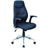 Demeyere 13Casa Lawyer A11 Poltrona Ufficio, 64 x 66 x 108.5 h cm, Colore: Nero, Materiale: Poliuretano, Metallo