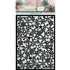 Stencil Christmas Blush Snowflake Pattern