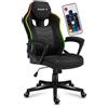 Huzaro Sedia Gaming Huzaro HZ-Force 2.5 RGB Mesh Nero Grigio