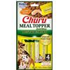 INABA Churu Meal Topper, Snack per Cani Cremoso con Zucca - 1 Pack (4 Stick x 14gr) - Condimento per Cibo Secco - Snack Cani Senza Conservanti o Coloranti Artificiali, Grain-Free