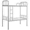 InoxLaser Sanitari LX3835 Letto a castello in acciaio inox satinato anti-vandalo - smontabile con viti anti-vandalo 1900x900x1850 mm.