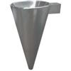 InoxLaser Sanitari LX3570 Lavabo cono design in acciaio inox con mensola porta miscelatore