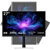 KTC H27T6 Monitor gaming da 27 pollici 16:9, 210 Hz, pannello IPS veloce, risoluzione 2K QHD, HDR400, 1 ms GTG
