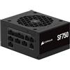 CORSAIR SF750 (2024) Alimentatore Completamente Modulare a Basso Rumore 80 PLUS Platinum - Conforme 3.1 - Predisposto per PCIe 5.1 - Staffa SFX-to-ATX Inclusa - Nero