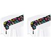 Beistle Runner da tavola in carta stampata Rock and Roll con nappe, 2 pezzi anni '50 per la tavola musicale, forniture per feste, 28 cm x 1,5 m, multicolore