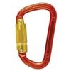 Issaline Moschettone In alluminio Twist lock EN362 Rosso AK 9426.
