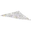 Giblor's Fazzoletto cuoco triangolo Giblor's Menù bianco art. 14P05I482