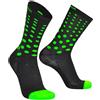 Worik Calze tecniche medie Worik Longlife Pois-Nero/Verde lineonline