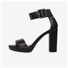 NeroGiardini Outlet Sandali Donna in Pelle - Nero