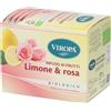 Viropa Import Srl Viropa Infuso Limone E Rosa Bio Filtri 36 g Bustine filtro
