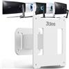 3IDEE Adattatore VESA 3IDEE compatibile con i monitor Samsung Odyssey G9, Neo G9, G8, Neo G8 e altri - per i monitori curvi da 49 pollici - Capacità di carico estrema fino a 30 kg - VESA 100x100 - bianco