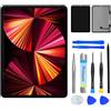 NB+ Schermo tattile LCD di ricambio per iPad Pro 11 pollici 3 ° 2021 4th 2022 A2301 A2459 A2460 A2435 A2761 A2762 A2759 Unità di display LCD Digitizer Vetro Nero con strumenti