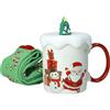 BRANDANI Tazza Mug Con Coperchio Albero E Calzini