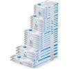 BoxLegend 25 Pezzi Sacchetti Sottovuoto Vestiti, Sacchi Sottovuoto 2 Jumbo + 3 Extra Grandi + 7 Grandi + 7 Medi + 6 Piccoli Sacchetti Salvaspazio Perfetti per Viaggi e Conservazione Piumoni Buste