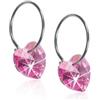 BLOMDAHL GIOIELLO NT RING 14MM HEART 10 MM ROSE