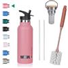 MINIW Borraccia Termica in Acciaio Inossidabile - a Tenuta Stagna Borraccia Isolante Senza BPA per Sport, Viaggio e Scuola - 500ml