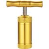 EXINBEICHUAN Pressa per polline resistente per spremere erbe, spezie, fieno, oro, metallo, manuale, a forma di T con manico singolo