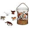 PROLUDIS Terra by Battat 60 Pezzi Animali della fattoria Miniature assortite statuette bambini 3+anni