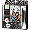 PROLUDIS Sycomore 10 Pennarelli ad Alcool Manga + 1 Pennarello Fine