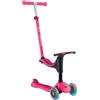 PROLUDIS Globber GO-UP Sporty Lights Monopattino evolutivo 3 ruote con sedile 15 mesi+ Rosa