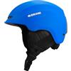 DKONI Casco da sci e snowboard, unisex, sistema di ventilazione regolabile a due fasi, casco sportivo da neve per adulti, ragazzi e bambini grandi (blu, L: 57-62,2 cm)