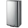 Tower T838020SS Pattumiera rettangolare a pedale, Acciaio, Acciaio inossidabile
