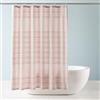TOWN & COUNTRY EVERYDAY Sophia - Tenda da doccia in tessuto traspirante in tinta unita, con occhielli antiruggine, 178 x 183 cm, colore: rosa cipria