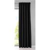Gardinenbox Tenda oscurante Newyork con passanti nascosti, 245 x 295 cm, 1 pezzo, tenda termica oscurante, con fermatenda e fermatende, colore nero