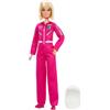 Barbie Carriere - Astronauta, bambola Carriera dell'anno 2026, capelli biondi e tuta spaziale con scarpe rosa rimovibili, accessorio casco spaziale incluso, 3+ anni, JKF77