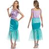 Disney - Costume ufficiale della Principessa Ariel, per adulti, perfetto per Halloween e feste in maschera, taglia 8-10