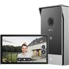 EZVIZ HP5 Videocitofono 2 fili con monitor Touch 7 Video citofono smart collegato tramite due fili al monitor interno, senza rilevamento, connessione wi-fi e app Ezviz. - EZHP5