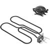 JAOGAUS Elemento Riscaldante [Ricambio Originale] per Barbecue Elettrico Q140/Q1400, 66631 - Elementi Riscaldanti per Barbecue Q140 Q1400, Elemento Riscaldante 66631 per Barbecue Elettrico, 230V 2200W