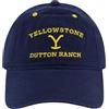 Concept One Yellowstone Dad Hat, Dutton Ranch, Berretto da Baseball Regolabile in Cotone con Tesa Curva Cappellino, Marina Militare, Taglia Unica Unisex-Adulto