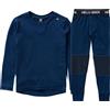 HELLY HANSEN KIDS' MERINO WOOL BASE LAYER SET Completo Baselayer Bambini