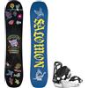 SALOMON GRAIL + ATTACCO GOODTIME Tavola Snowboard Bambini Attacchi