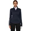J.LINDEBERG NEFE QUARTER ZIP MID LAYER Felpa Golf Donna