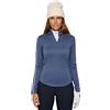 J.LINDEBERG NEFE QUARTER ZIP MID LAYER Felpa Golf Donna