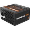 NOX XTREME PRODUCTS NOX XTREME URANO Pro 750 W 80 PLUS Bronze - Alimentatore ATX con ventola silenziosa da 120 mm PWM, protezione integrale (OVP, UVP, OPP, SCP, OTP), PFC attivo, cavi piatti extra lunghi