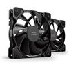 Mars Gaming MF-PROX2 Nero, Kit 2 Ventolas 120mm, Sistema Anti-vibrazioni, Ultra-silenzioso, Doppia Connessione 3PIN + 4PIN