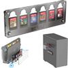 sciuU Custodia Magnetica per Schede di Gioco compatibile con Nintendo Switch & Switch 2 - Porta Cartucce Game Trasparente in Acrilico con 6 Slot - Organizer Compatto per Carte Videogiochi Switch