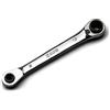 Capri Tools Chiave a cricchetto reversibile 4 in 1 a 120 denti, 8, 10, 12, 13 mm, metrica