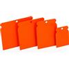 Topolenashop Set 4 Spatole Giapponesi In Plastica Flessibile, Spatole Per Stucco, Filler, Adesivi, Rasatura e Carrozzeria, Lavabili Riutilizzabili, Misure 48-73-97-116 mm | 9364400